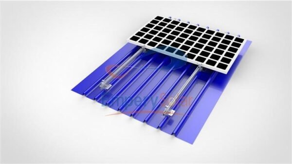 Non-Trapezoid Metal Roof Mounting System