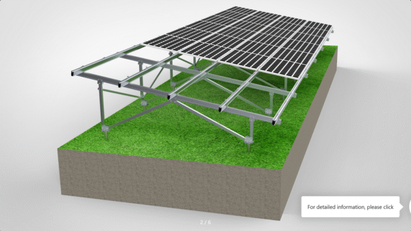 Empery W-type Aluminum ground mounting system